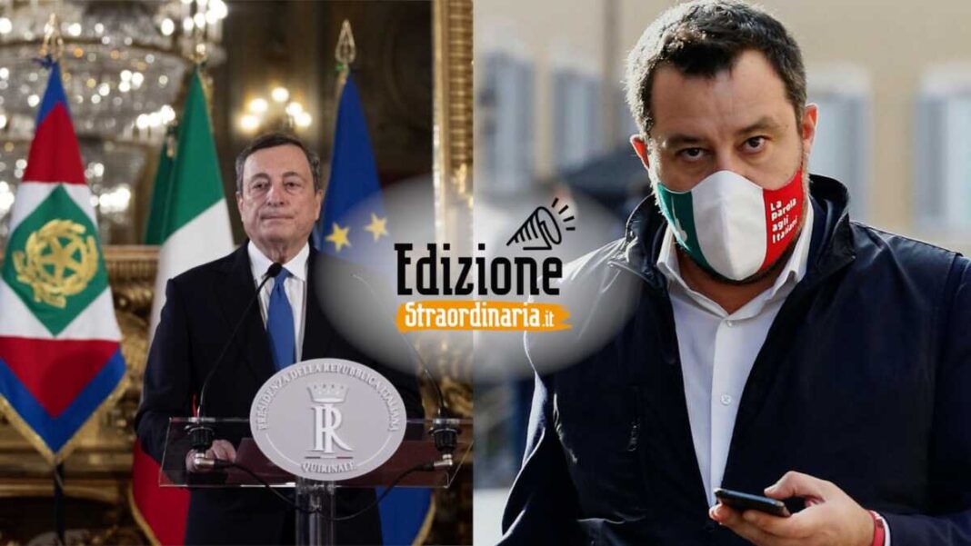 Mario Draghi Matteo Salvini