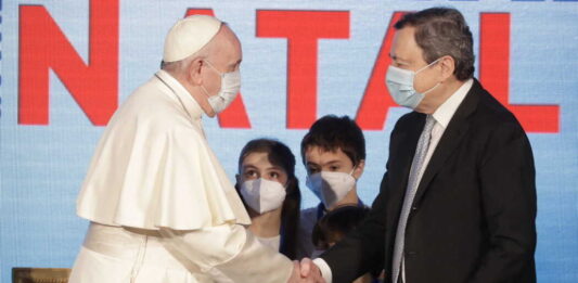 Mario Draghi e Papa Francesco