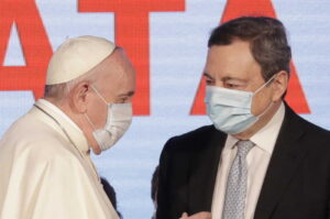 Mario Draghi e Papa Francesco