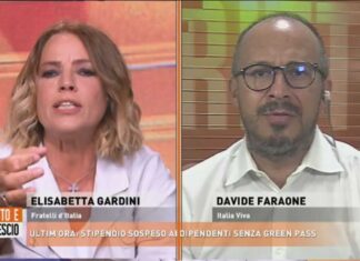 Elisabetta Gardini di Fratelli d’Italia contro il green pass. Il diritto al lavoro è sacro.
