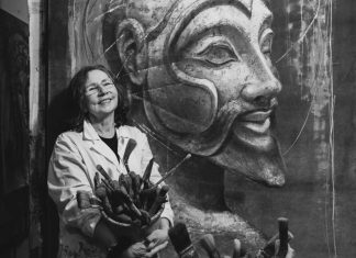 Campomarzio70 ospita l’artista Margherita Lipinska con la presentazione del trittico “Miti in blu”