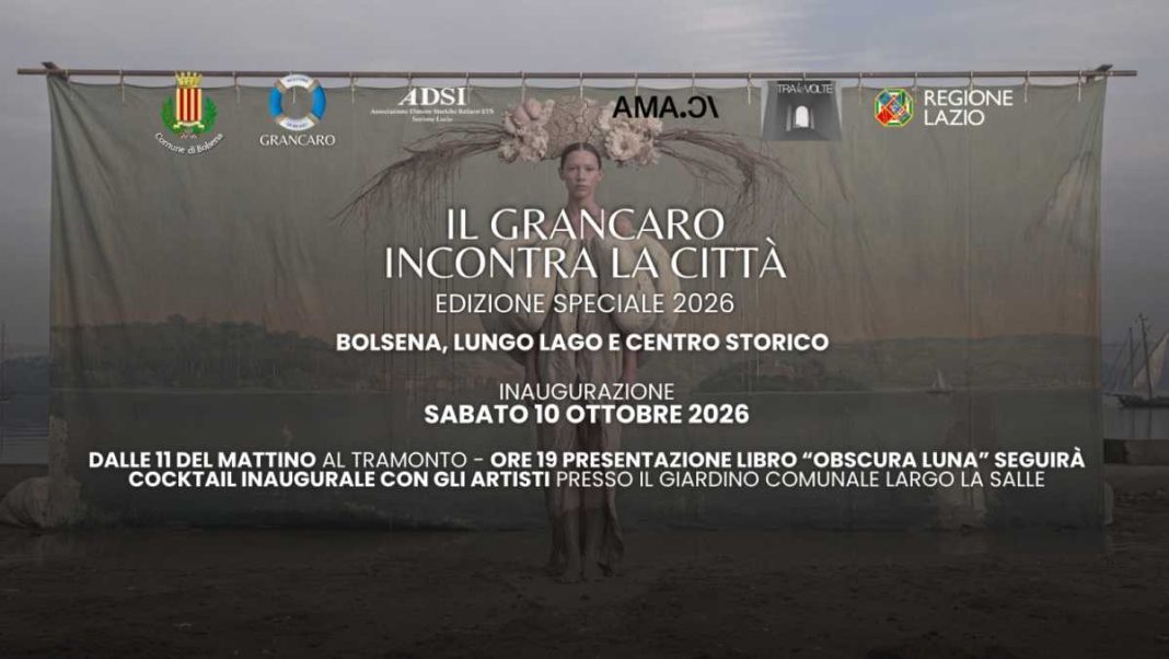 Bolsena diventa un museo a cielo aperto sabato inaugura Grancaro incontra la città